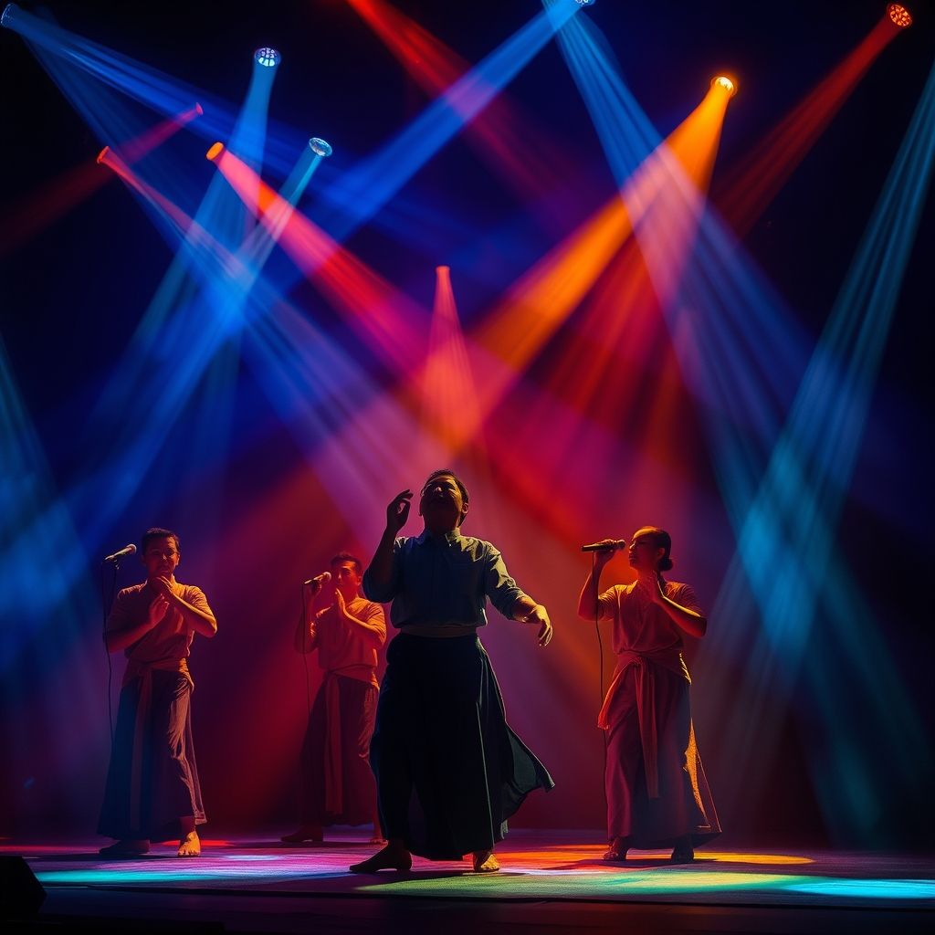 การใช้แสงและเสียงใน 'See Pa Cha'